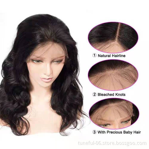 Hot selling good quality hd lace front wig full lace human hair wigs woman